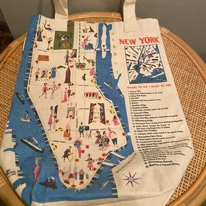 New York canvas tote